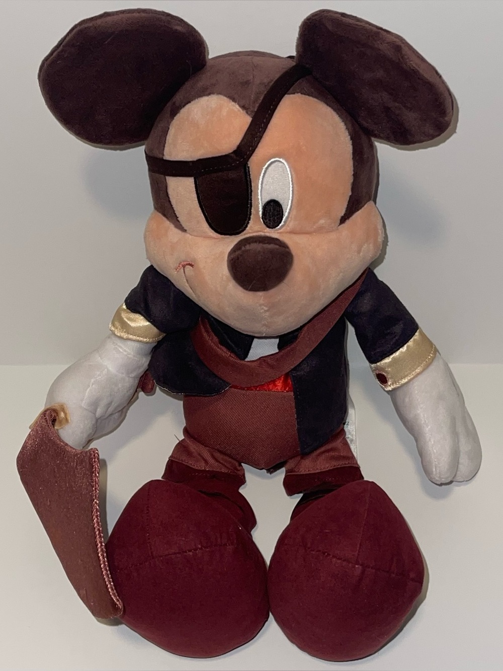 Disney Parks Pirates Of The Caribbean Mickey Mouse Plush Toy
